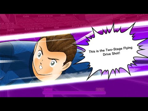 Natureza: Two-Stage Flying Drive Shot - Captain Tsubasa: Dream Team