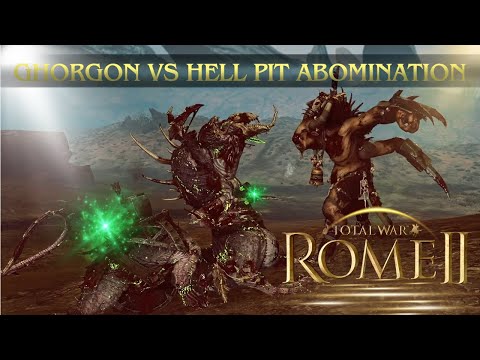 🔥 Warhammer Total War: Ghorgon vs Hell Pit Abomination - Epic Unit Clash! 🔥