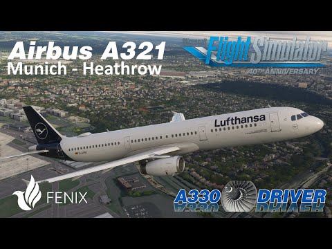 Lufthansa Real Ops | Airbus A321 Munich - Heathrow on VATSIM | Real Airline Pilot
