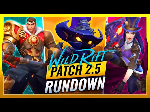 MASSIVE CHANGES - Patch 2.5 ALL BUFFS & NERFS (Veigar Release) - Wild Rift (LoL Mobile)