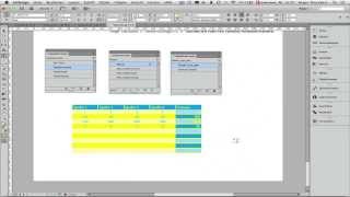 preview picture of video 'eCollege - InDesign - Tabellenformate - Teil 4'