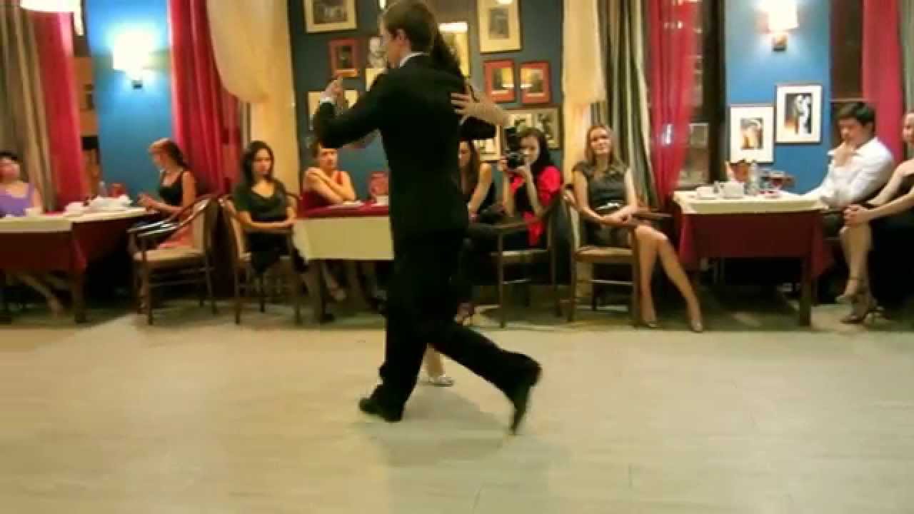 Elena Sergienko & Rodion Khramutichev, H. Varela "Una lagrimita" vals, Novosibirsk 2014