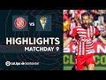 Resumen de Girona FC vs Cádiz CF (1-1)