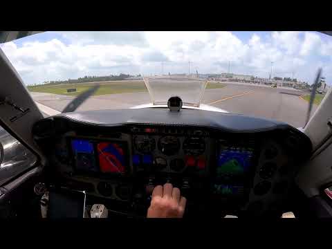 58P Beechcraft Baron Landing Key West