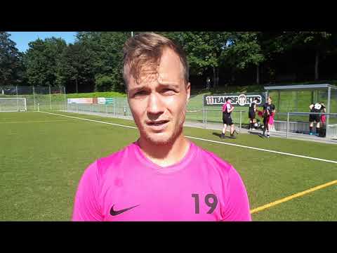 Robin Mohm, Fünffachtorschütze der DJK Pluwig-Gusterath, nach dem 5:1 Kreispokal in Trier-Irsch.