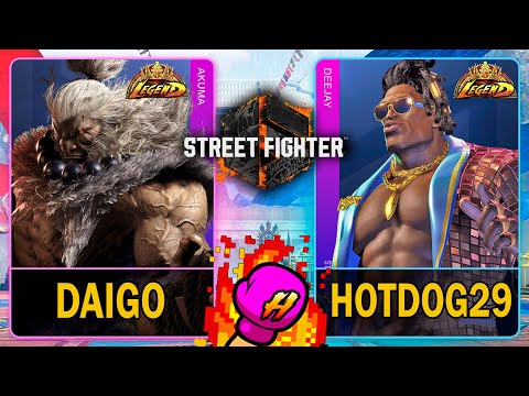 SF6 Daigo (AKUMA) VS HotDog29 (DEE JAY)🥊Street Fighter 6🥊スト6🥊4K 60ᶠᵖˢ