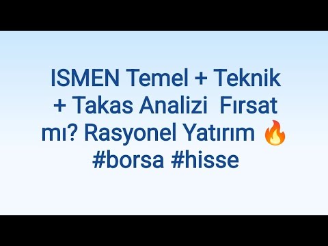 İşmen İş Menkul Değerler #ISMEN Temel + Teknik + Takas Analizi Fırsat mı?🔥 #hisse #borsa #bist 