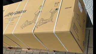 LifeFitness X1 Crosstrainer Unboxing & Assembly
