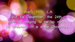 White Christmas - Karaoke - Dove Cameron