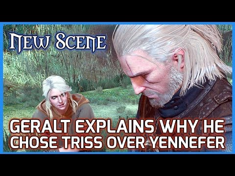 Witcher 3 New Scene ► Geralt Explains to Ciri why he Chose Triss over Yennefer, patch 1.10