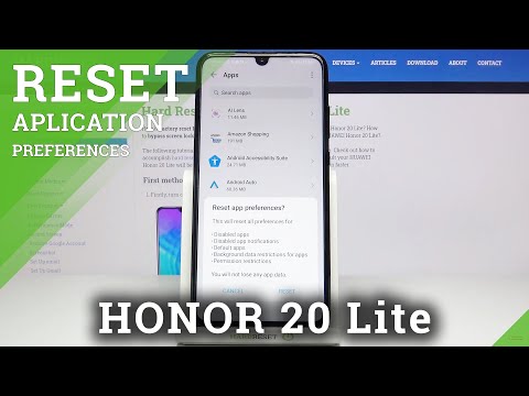 How to Reset App Preferences on HUAWEI Honor 20 Lite – Reset Default App Settings