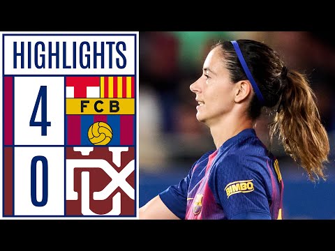 FC BARCELONA 4 - 0 DUX LOGROÑO | RESUMEN LIGA F MOEVE