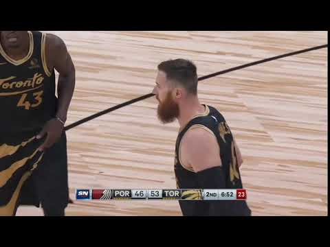 Aaron Baynes dunks on former teammate Norman Powell, Miles bridges putback slam #topdunks #nbadunks