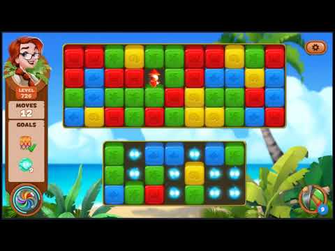 Lost Island Blast Adventure Level 726 - NO BOOSTERS 🏝️ | SKILLGAMING ✔️