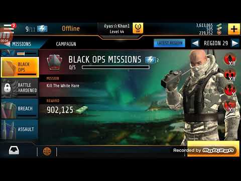 Kill Shot Bravo Region 29=1 Black Ops Mission Complete