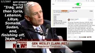 Video: US Wars Planned: 7 Countries, 5 Years - Wesley Clark