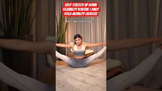 Split Stretch Up Down Flexibility Routine | Daily Yoga Mobility Exercise 😊 #exercise