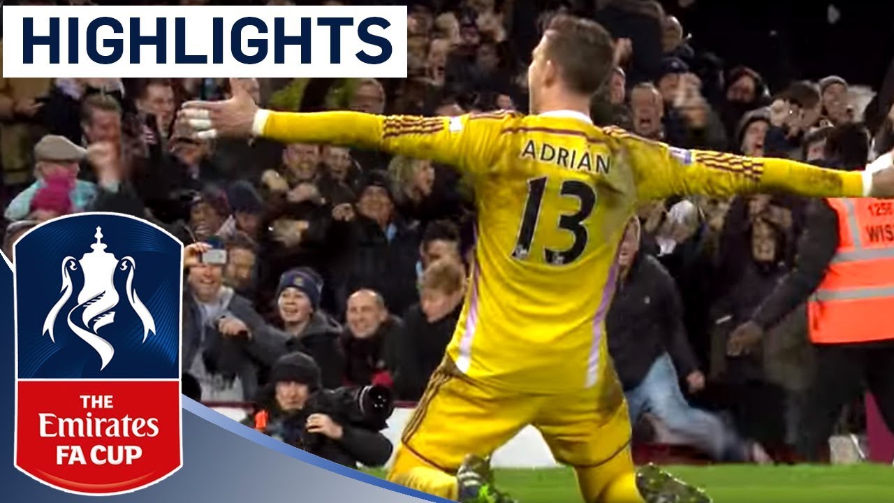 Penalty shootout - West Ham 2-2 Everton - FA Cup T...