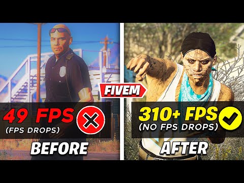 FiveM (GTA V) - How To Boost FPS In 2021 | Increase FPS & Fix Shuttering in FiveM | FiveM Guide!