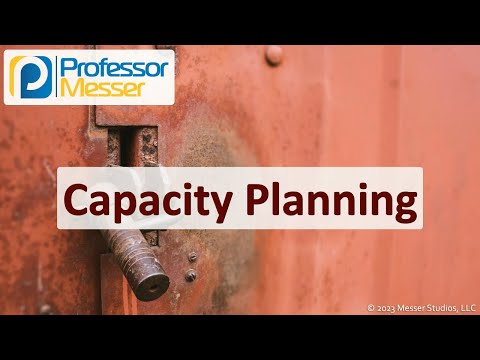 Capacity Planning - CompTIA Security+ SY0-701 - 3.4