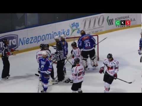 21. kolejka PLH: GKS Tychy - Aksam Unia Oświęcim 6:1. Skrót meczu.