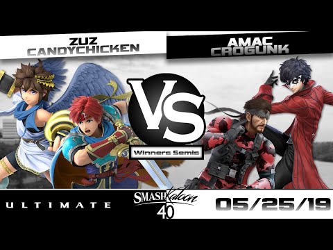 Zuz & CandyChicken (B) vs. aMac & Crogunk (R) - Winners Semis - Smashkatoon 40
