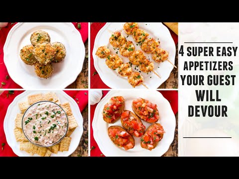 4 Last-Minute APPETIZERS to Make your Holiday Party a Hit