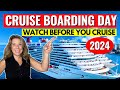 27 Boarding Day Tips First Time Cruisers Need to Know (2024)