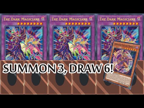 [YGO] THE DARK MAGICIANS should be played at 3. (SUMMON 3x at TURN 1!) - DM Fusion Deck.