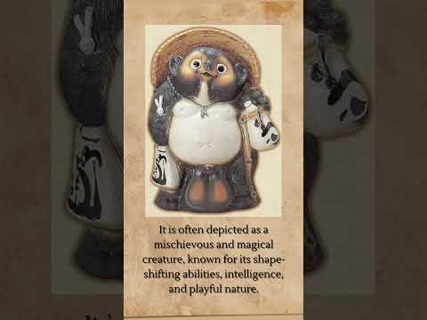 What is the Tanuki? #japanesefolklore #japanesemythology #tanuki #creaturesoflore