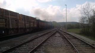 preview picture of video 'HZ 2041 024 departing Lipik on freight train'