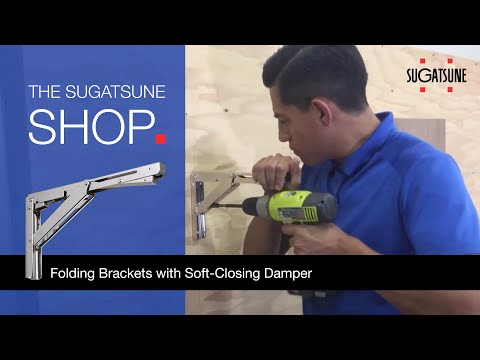 Folding Brackets with Soft-Closing Damper: EB-303/EP-D