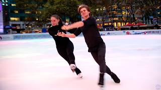 Oona Brown &amp; Gage Brown skate to &#39;Get Up Offa That Thing&#39;, their 2025 Rhythm Dance to James Brown