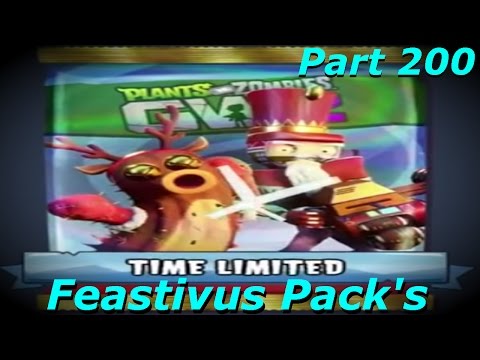 Plants vs Zombies Garden Warfare 2 - Opening Feastivus Pack's &  Feastivus Spawnables Part 200
