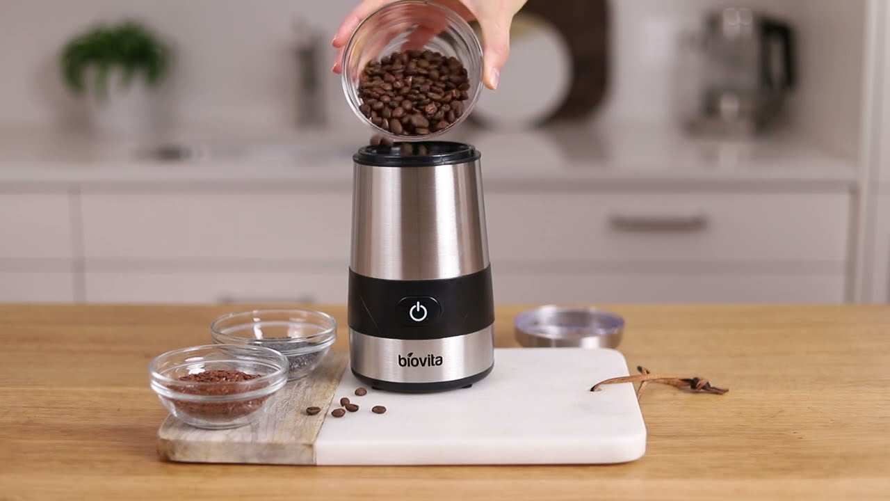 Râșniță electrică Biovita G200, pentru cafea, 60 gr, 200 W
