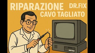 Come riparare il cavo di alimentazione Amstrad CPC 464 | DR. Fix Retrocomputer