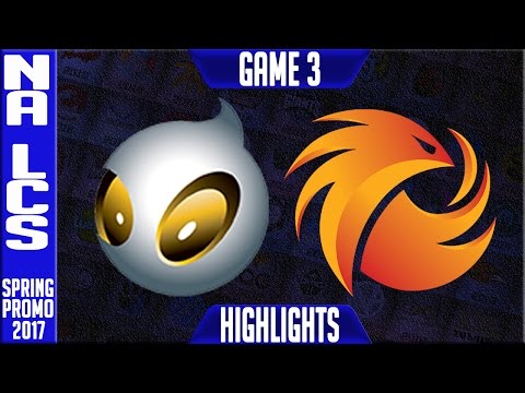 Dignitas vs Phoenix 1 Game 3 Highlights - NA LCS Summer Playoffs 2017 - DIG vs P1 G3