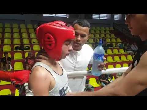 BRAYAN LOASIGA, ESC DANY ERAZO VS LUIS GARCIA, ESC RAFDI MY,118 LBS MIERC 1 NOV 2023. BOXEO