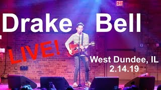 Drake Bell (LIVE) Fuego Lento, Found A Way, Gucci Gang, Blackbird &amp; More in West Dundee, IL 2.14.19