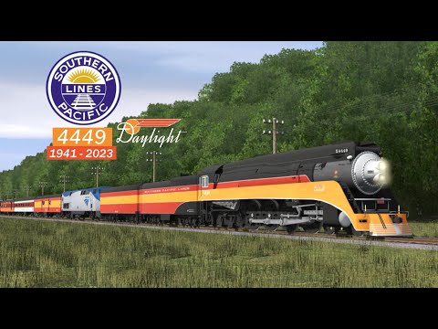 Trainz 2019 SP 4449 Daylight GS-4 Evolution Historical Footage.