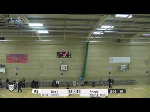 NBL 1 - London Lions II vs Reading Rockets