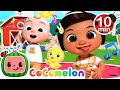 10 MIN LOOP Los Pollitos Dicen Dance Dance Party Fun CoComelon Nursery Rhymes Kids Songs
