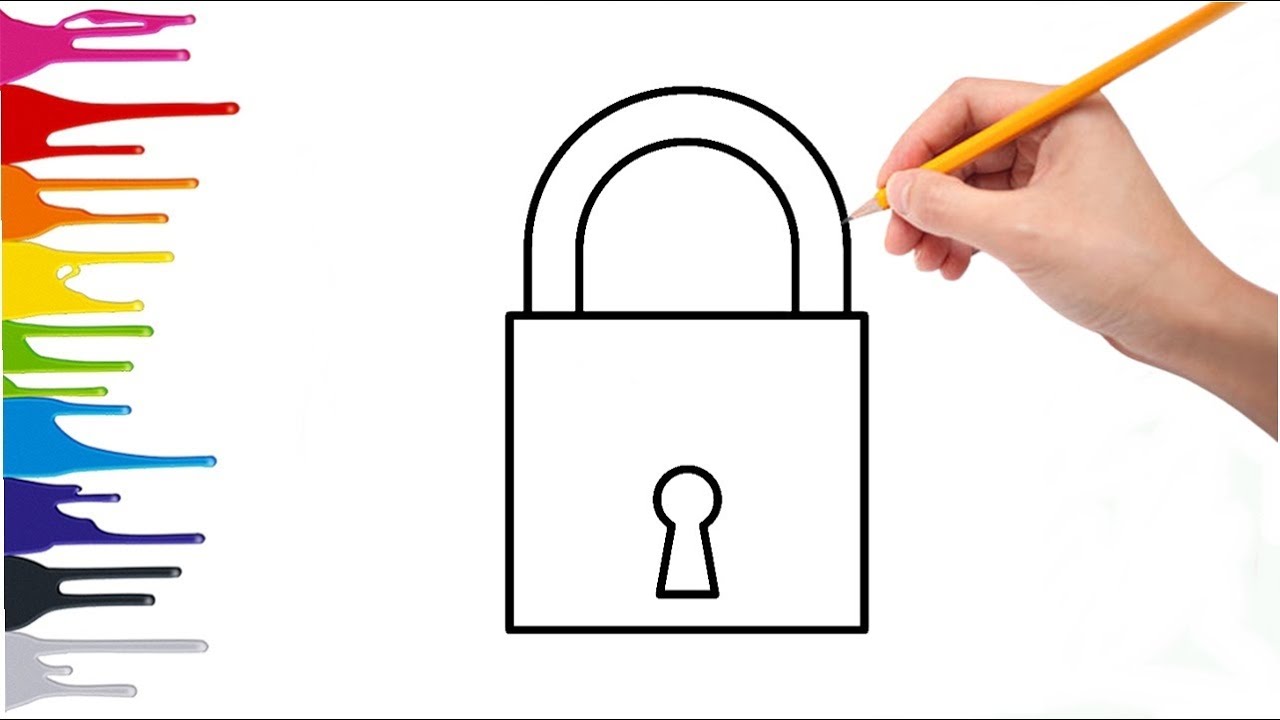 COMO DESENHAR UM CADEADO