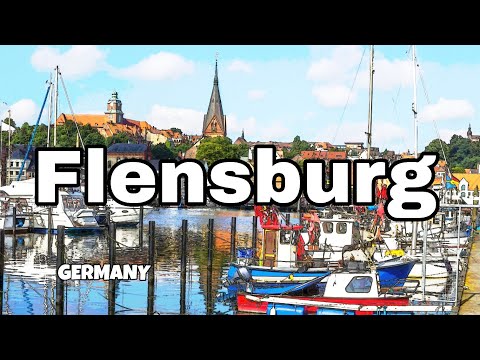 Flensburg Germany 🇩🇪 Walking Tour – Discover the Historic Harbour & Old Town | 4K 60fps