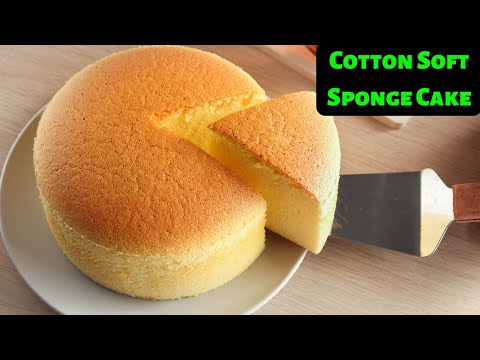 How To Make Cotton Soft Sponge Cake | Cotton Soft Vanilla Sponge Cake | Cotton Soft Sponge Cake Rec