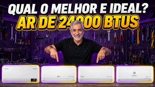 OS 4 MELHORES Ar Condicionados 24.000 BTUs de 2026! O Nº 3 Surpreende✅