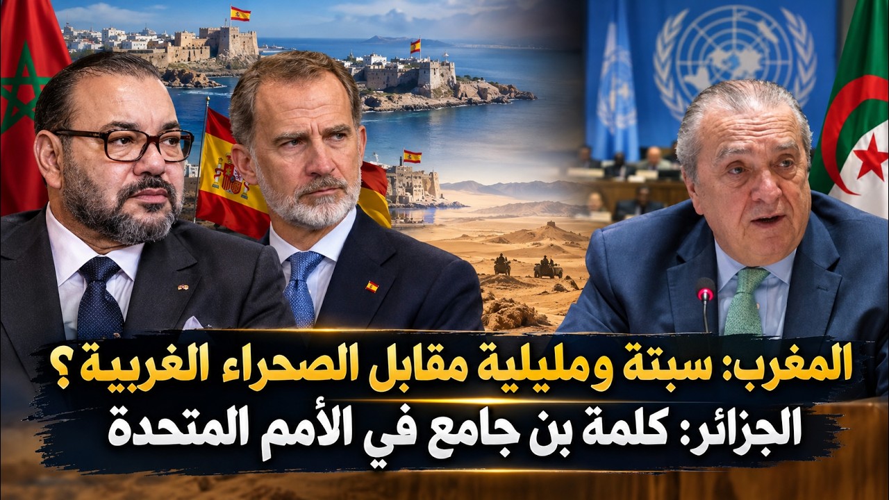 المغرب : سبتة و مليلية مقابل الصحراء الغربية . الجزائر : كلمة بن جامع في الامم ?