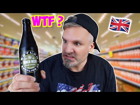 Probé la cerveza de abedul por primera vez | American Soda (¿ESTOY BEBIENDO UN ÁRBOL?)