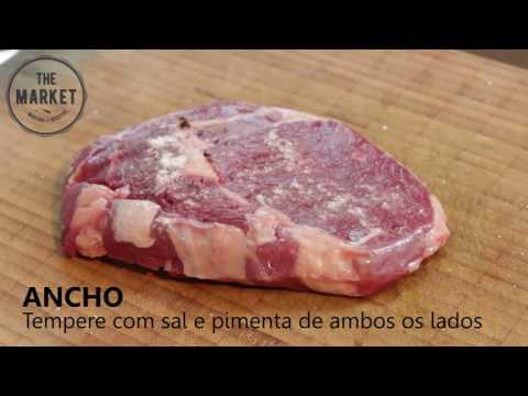 Bife de Ancho com Talharim na Manteiga de Ervas