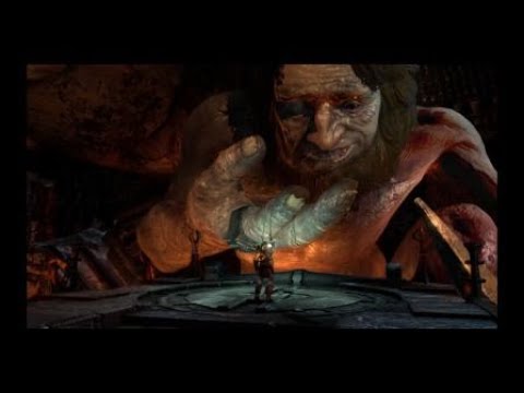 God of War® III Remasterizado Hefesto fabrica Látigo de Nemesis a Kratos